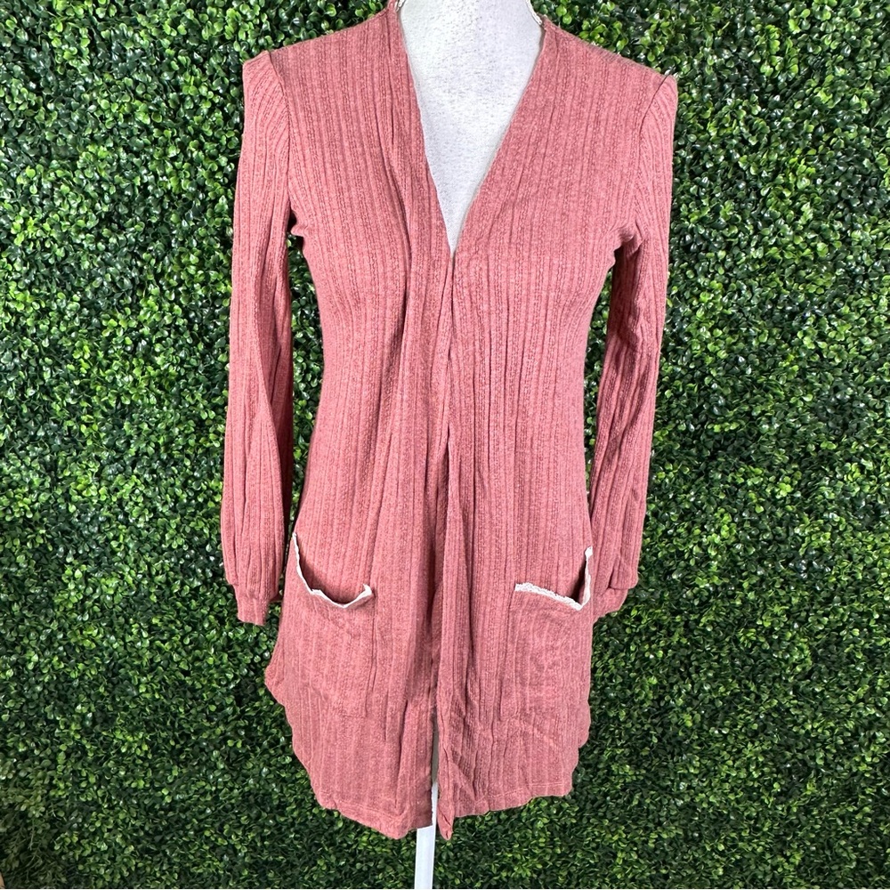 Nwt Women's mauve‎ Pink cozy Cardigan
